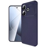 Northcity Xiaomi Redmi 13 4G Uyumlu Kılıf Auto Focus Karbon Kapak - Lacivert