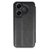 Northcity Xiaomi Redmi 13 4G Uyumlu Kılıf Flip Cover - Siyah