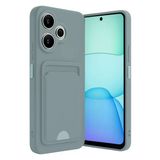 Northcity Xiaomi Redmi 13 4G Uyumlu Kılıf Kelvin Kartvizitli Silikon - Açık Yeşil