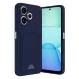 Northcity Xiaomi Redmi 13 4G Uyumlu Kılıf Kelvin Kartvizitli Silikon - Lacivert