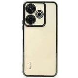 Northcity Xiaomi Redmi 13 4G Uyumlu Kılıf Lensli Silikon - Yeşil