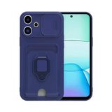Northcity Xiaomi Redmi 13 4G Uyumlu Kılıf Zuma Kartvizitli Yüzüklü Silikon - Lacivert