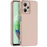 Northcity Xiaomi Redmi Note 12 Pro 5G Uyumlu Kılıf Nano İçi Kadife Silikon - Pudra