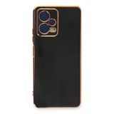 Northcity Xiaomi Redmi Note 12 Pro 5G Uyumlu Kılıf Volet Silikon - Siyah