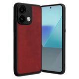 Northcity Xiaomi Redmi Note 13 4G Uyumlu Kılıf Aras Deri Kapak - Kırmızı