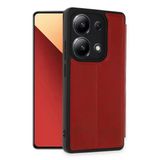 Northcity Xiaomi Redmi Note 13 4G Uyumlu Kılıf Flip Cover - Kırmızı