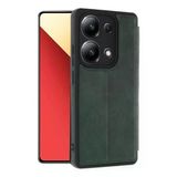 Northcity Xiaomi Redmi Note 13 4G Uyumlu Kılıf Flip Cover - Koyu Yeşil