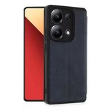 Northcity Xiaomi Redmi Note 13 4G Uyumlu Kılıf Flip Cover - Lacivert