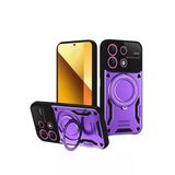 Northcity Xiaomi Redmi Note 13 4G Uyumlu Kılıf Joy Lens Standlı Kapak - Mor