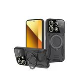 Northcity Xiaomi Redmi Note 13 4G Uyumlu Kılıf Joy Lens Standlı Kapak - Siyah