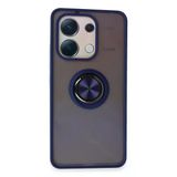 Northcity Xiaomi Redmi Note 13 4G Uyumlu Kılıf Montreal Yüzüklü Silikon Kapak - Lacivert