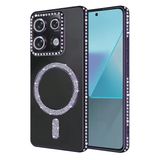 Northcity Xiaomi Redmi Note 13 Pro 4G Uyumlu Joke Simli Magneticsafe Kılıf - Derin Mor