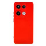 Northcity Xiaomi Redmi Note 13 Pro 4G Uyumlu Kılıf Nano İçi Kadife Silikon - Kırmızı