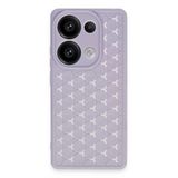 Northcity Xiaomi Redmi Note 13 Pro 4G Uyumlu Kılıf Petek Silikon Kapak - Lila