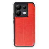Northcity Xiaomi Redmi Note 13 Pro 5G Uyumlu Kılıf Flip Cover - Kırmızı