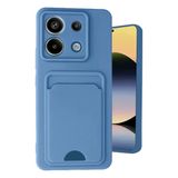 Northcity Xiaomi Redmi Note 13 Pro 5G Uyumlu Kılıf Kelvin Kartvizitli Silikon - Mavi