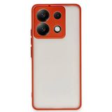 Northcity Xiaomi Redmi Note 13 Pro 5G Uyumlu Kılıf Montreal Silikon Kapak - Kırmızı