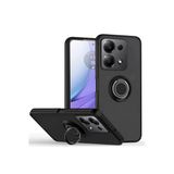 Northcity Xiaomi Redmi Note 13 Pro 5G Uyumlu Kılıf Montreal Yüzüklü Silikon Kapak - Siyah