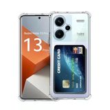 Northcity Xiaomi Redmi Note 13 Pro Plus Uyumlu Kılıf Kart Şeffaf Silikon - Şeffaf