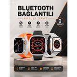 Northcity Yeni Nesil Akıllı Saat Adımsayar Gps Nabız Ölçer Uyku ve Sağlık Takibi - 200-300 Mah Batarya, Şık Tasarım - Antrasit - Standart
