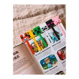 NorthEdge3D Minecraft Karakterli 3D Kitap Ayracı 6'lı Set