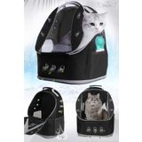northern fashion 13 Hava Kanallı Büyük Boy Kedi Çantası 8 Kg Taşıma Kapasiteli 42x25x33 Cm Kedi Taşıma Çantası