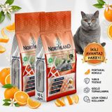 Northland Doğal Bentonite Portakal Kokulu Kedi Kumu 10 Lt x 2 Adet