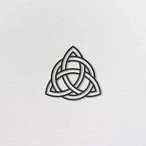 Northshire - Triquetra - Metal Poster Dekoratif Metal Dekor Duvar Tablo - Duvar Süsü