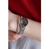 Northwatch Retro Vintage Gri Renk Metal Kordon Roma Rakamlı Oval Kadın Kol Saati