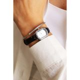 Northwatch Siyah Kadın Dikdörtgen Deri Kordon Rose Gold Yeni Sezon Vintage Kol Saati