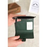 Norvi Leather Garnili Kadın Cüzdan 1176 - Yeşil - Siyah