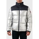 Norway Geographical Rüzgar ve Isı Yalıtımlı Outdoor Şişme Mont Erkek Mont Astro - Lacivert - Gri