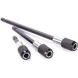 Nosii 3 adet/lot 1/4 inç Altıgen Şaft Hızlı Çıkarma Elektrikli Matkap Tornavida Ucu Tutucu Uzatma Çubuğu Toplu Kafa Aleti 60 mm/100 mm/150 mm
