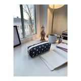 Nöşre Design Fiyonk Kurdele Desen Kalemlik Çok Amaçlı Organizer Kalem Kutusu Yıkanabilir Fermuarlı