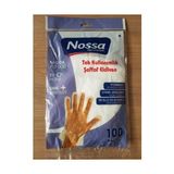 Nossa Şeffaf Poşet Eldiven Pe 1000'Lİ