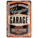 Nostalgic-Art 22238 Harley-Davidson – Garaj, sac levha 20 x 30 cm