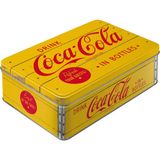 Nostalgic-Art 30725 Coca-Cola - Logo Yellow, Vorratsdose Flach