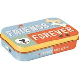 Nostalgic-Art 82203 Retro Leckerli Kutu Pati Levhası – Friends Forever – Köpek sahipleri için hediye, yolculuk için sac kutu, vintage tasarım, 1 adet (tekli paket)