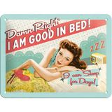 Nostalgic Art A 26104 Good İn Bed Kabartmalı Metal Duvar Panosu