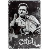 Nostalgic Art Johnny Cash-Finger Retro Metal Duvar Panosu