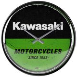 Nostalgic-Art Kawasaki retro duvar saati, çap 31 cm, motosikletçiler için hediye fikri, orijinal lisanslı ürün (OLP), büyük mutfak saati, vintage tasarım