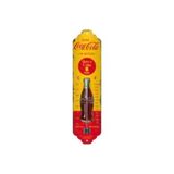 Nostalgic Art Nostalgic-Art Coca-Cola - In Bottles Yellow Retro Termometre, 6,5 x 28 cm