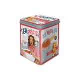 Nostalgic Art Nostalgic-Art Retro çay kutusu, Tealicious & Tearrific – Nostalji hayranları için hediye fikri, çay