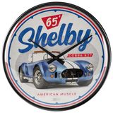 Nostalgic-Art Retro duvar saati, Ø 12,2 inç, Shelby – American Muscle Cobra 427 – Shelby Hayranları için hediye fikri, Resmi Lisans Ürünü (OLP), Büyük mutfak kilidi, Vintage Tasarım