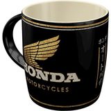 Nostalgic-Art Retro Kahve Kupası, 330 Ml, Honda Mc – Motorcycles Gold – Motosikletçiler Için Hediye Fikri, Orijinal Lisanslı Ürün (Olp), Kahve Için Seramik Fincan, Vintage Tasarım - Renkli