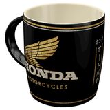 Nostalgic-Art Retro kahve kupası, 330 ml, Honda MC – Motorcycles Gold – Motosikletçiler için hediye fikri, orijinal lisanslı ürün (OLP), kahve için seramik fincan, vintage tasarım