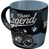Nostalgic-Art Retro Kahve Kupası, 330 Ml, Orijinal Lisanslı Ürün (Olp), Bmw – Classic Legend – Bmw Aksesuar Hayranları Için Hediye Fikri, Seramik Fincan, Vintage Tasarım - Renkli