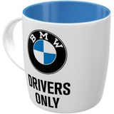 Nostalgic-Art Retro kahve kupası, 330 ml, orijinal lisanslı ürün (OLP), BMW – Drivers Only – BMW aksesuar hayranları için hediye fikri, seramik fincan, vintage tasarım