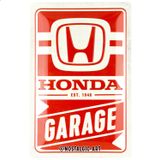 Nostalgic-Art retro sac levha, 20 x 30 cm, Honda garajı, Honda hayranları için hediye fikri, resmi lisanslı ürün (OLP), metal vintage tasarım