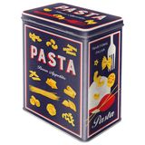 Nostalgic-Art Retro saklama kabı L, 3 l, makarna çeşitleri – mutfak için hediye fikri, büyük teneke kutu, vintage tasarım